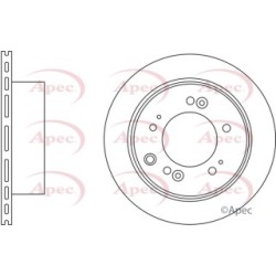 Brake Disc APEC DSK2784 OE Ref 584113E500