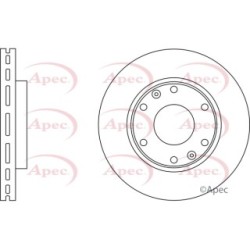 Brake Disc APEC DSK2786 OE Ref 517124H500