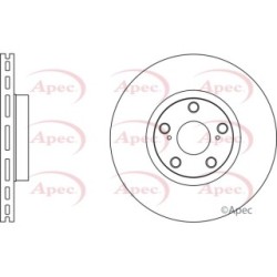 Brake Disc APEC DSK2789 OE Ref 4351212710