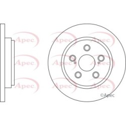 Brake Disc APEC DSK2790 OE Ref 4243152150