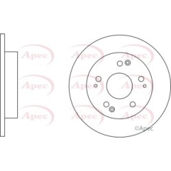 Brake Disc APEC DSK2791 OE Ref 42510SNLT00
