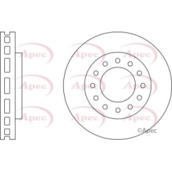 Brake Disc APEC DSK2800 OE Ref 8973718760