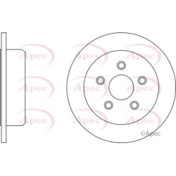 Brake Disc APEC DSK2802 OE Ref 52060147AA