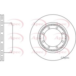 Brake Disc APEC DSK2805 OE Ref 5010260609