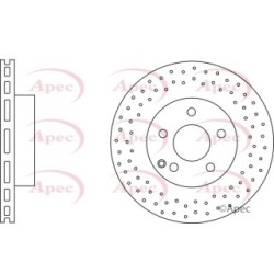 Brake Disc APEC DSK2808 OE Ref 2044210912