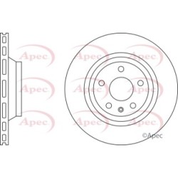 Brake Disc APEC DSK2809 OE Ref 8J0615601A
