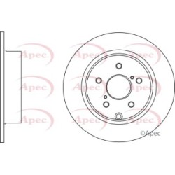 Brake Disc APEC DSK2814 OE Ref 424310F020