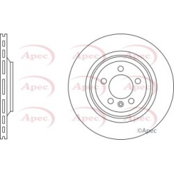 Brake Disc APEC DSK2816 OE Ref 4F0615601B