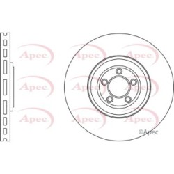 Brake Disc APEC DSK2817 OE Ref C2P12622