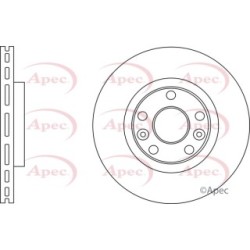 Brake Disc APEC DSK2823 OE Ref 7701208848