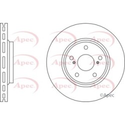 Brake Disc APEC DSK2829 OE Ref 4351228190 APEC