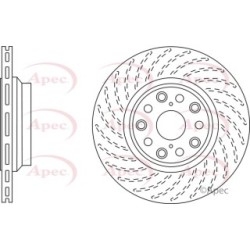 Brake Disc APEC DSK2831 OE Ref 4243150100 APEC