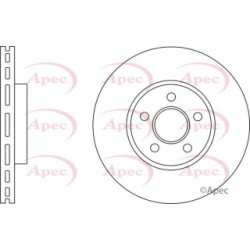 Brake Disc APEC DSK2832 OE Ref 1514427