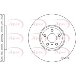 Brake Disc APEC DSK2833 OE Ref 40206JL00B