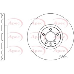 Brake Disc APEC DSK2835 OE Ref LR027106