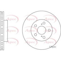 Brake Disc APEC DSK2837 OE Ref 4351247050