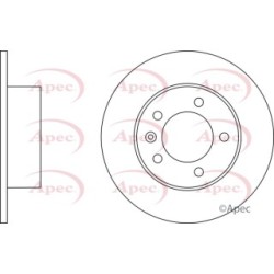 Brake Disc APEC DSK2839 OE Ref 4320600Q0A