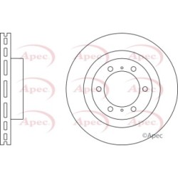 Brake Disc APEC DSK2841 OE Ref 4351260190