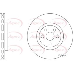 Brake Disc APEC DSK2845 OE Ref 6020013025