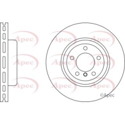 Brake Disc APEC DSK2848 OE Ref 34116786392