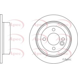 Brake Disc APEC DSK2849 OE Ref AXBD2602