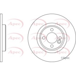 Brake Disc APEC DSK2851 OE Ref 34216784389