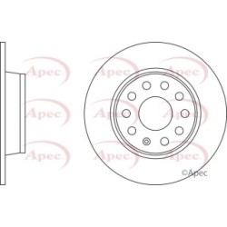 Brake Disc APEC DSK2855 OE Ref 561615601