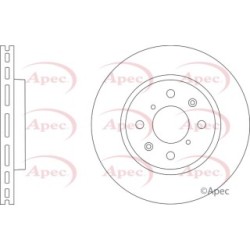 Brake Disc APEC DSK2869 OE Ref 5531168L00