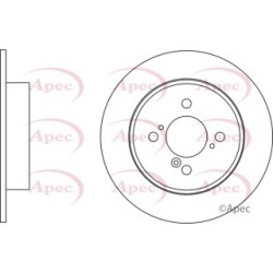 Brake Disc APEC DSK2870 OE Ref 5561168L00