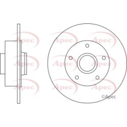 Brake Disc APEC DSK2871 OE Ref 432007595R