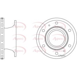 Brake Disc APEC DSK2873 OE Ref 7189456
