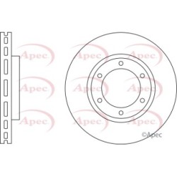 Brake Disc APEC DSK2878 OE Ref 4351225061