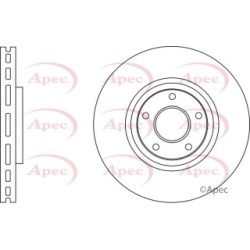 Brake Disc APEC DSK2880 OE Ref 40206JY01A