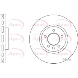 Brake Disc APEC DSK2883 OE Ref 95835140401