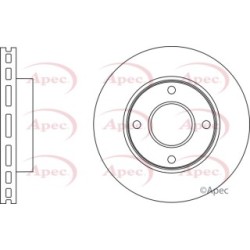 Brake Disc APEC DSK2886 OE Ref 40206JX00A