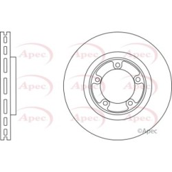 Brake Disc APEC DSK2888 OE Ref MR289617
