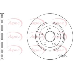 Brake Disc APEC DSK2890 OE Ref 45251SMTE00