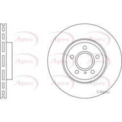 Brake Disc APEC DSK2901 OE Ref 40206CL70B