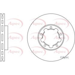 Brake Disc APEC DSK2904 OE Ref 40206MB600