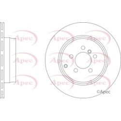 Brake Disc APEC DSK2905 OE Ref LR011891