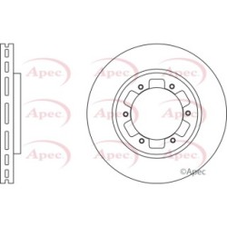 Brake Disc APEC DSK2906 OE Ref MK326334