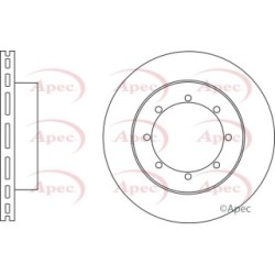 Brake Disc APEC DSK2909 OE Ref 432079X100