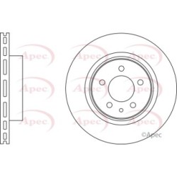 Brake Disc APEC DSK2910 OE Ref JLM21281
