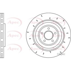 Brake Disc APEC DSK2911 OE Ref C2P10562