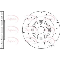 Brake Disc APEC DSK2912 OE Ref C2P10563