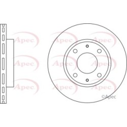 Brake Disc APEC DSK2916 OE Ref PW823046 APEC