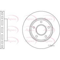 Brake Disc APEC DSK2920 OE Ref MN102275
