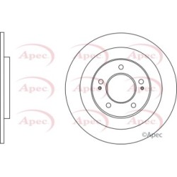 Brake Disc APEC DSK2923 OE Ref 584113Z700