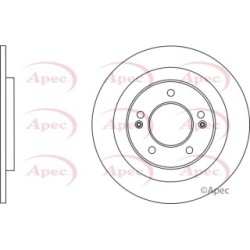 Brake Disc APEC DSK2925 OE Ref 584113Z100