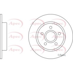 Brake Disc APEC DSK2926 OE Ref 1704765
